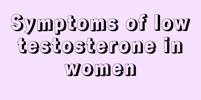 Symptoms of low testosterone in women