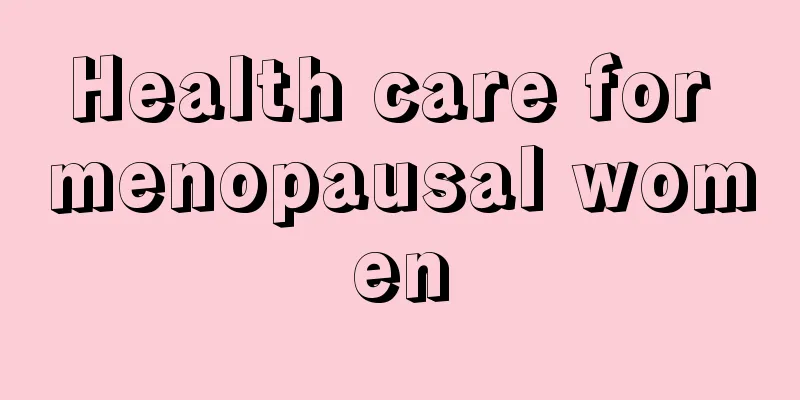 Health care for menopausal women