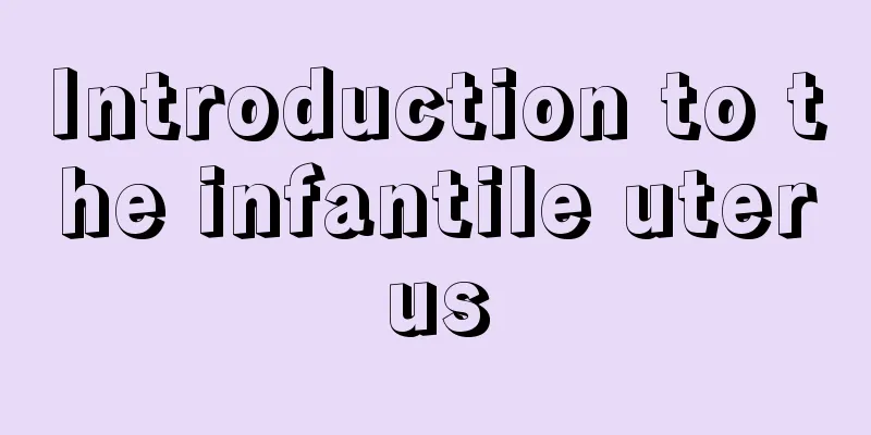 Introduction to the infantile uterus