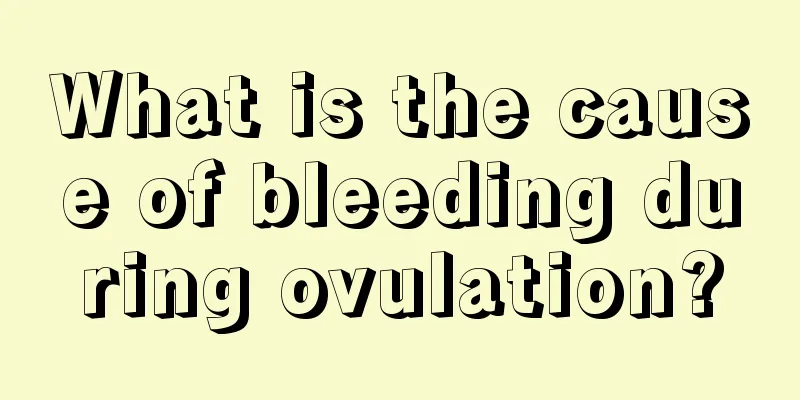 What is the cause of bleeding during ovulation?