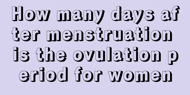 How many days after menstruation is the ovulation period for women