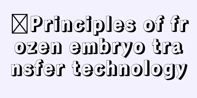 ​Principles of frozen embryo transfer technology