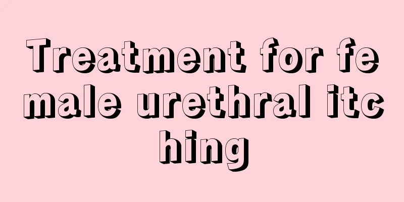 Treatment for female urethral itching