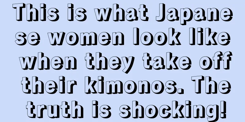 This is what Japanese women look like when they take off their kimonos. The truth is shocking!