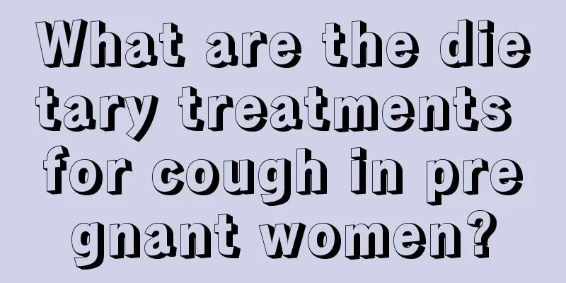 What are the dietary treatments for cough in pregnant women?