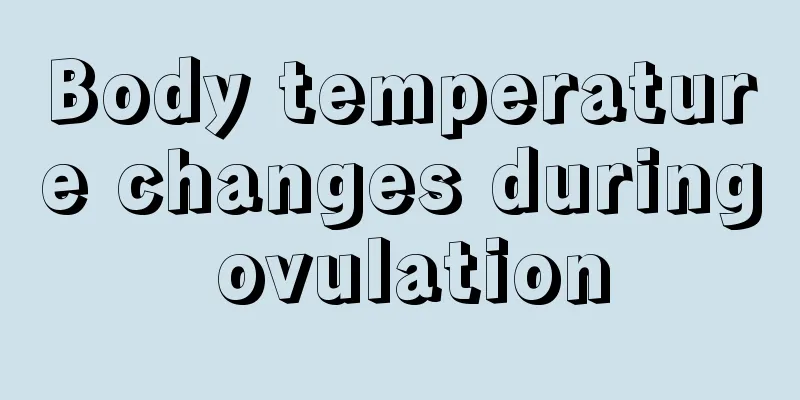 Body temperature changes during ovulation