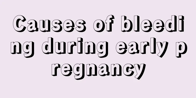 Causes of bleeding during early pregnancy