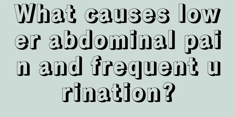 What causes lower abdominal pain and frequent urination?