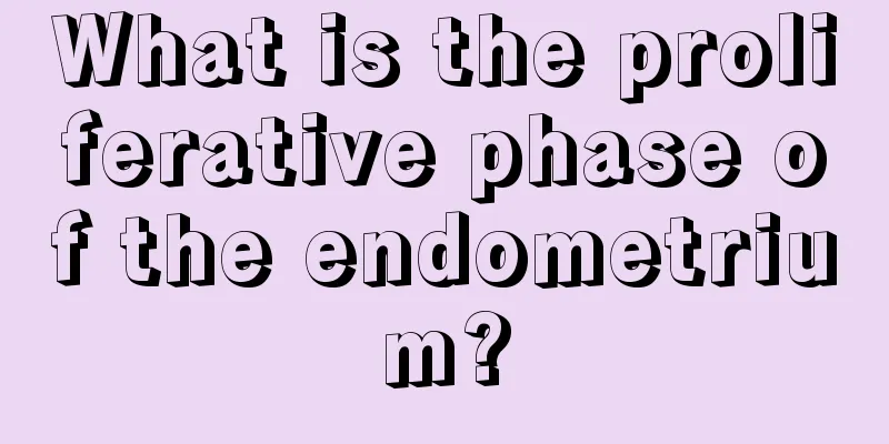 What is the proliferative phase of the endometrium?