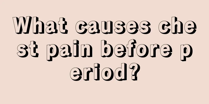 What causes chest pain before period?