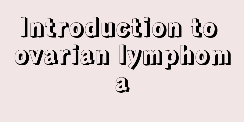 Introduction to ovarian lymphoma