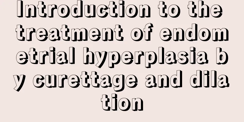 Introduction to the treatment of endometrial hyperplasia by curettage and dilation