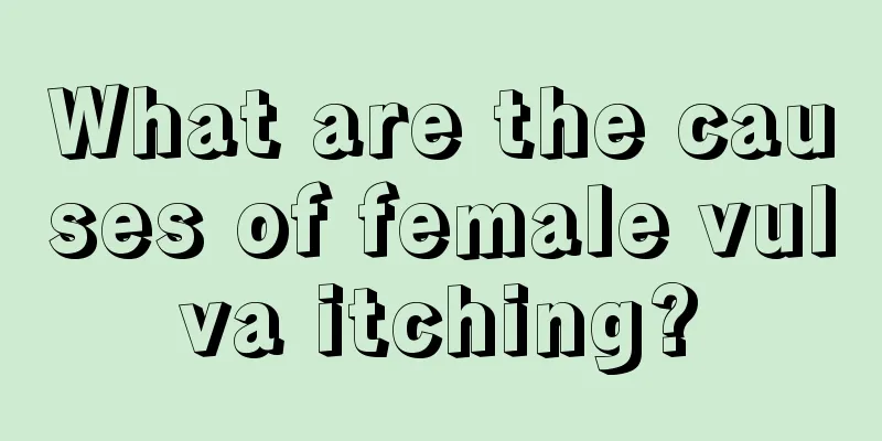 What are the causes of female vulva itching?