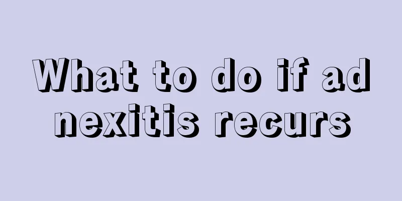 What to do if adnexitis recurs