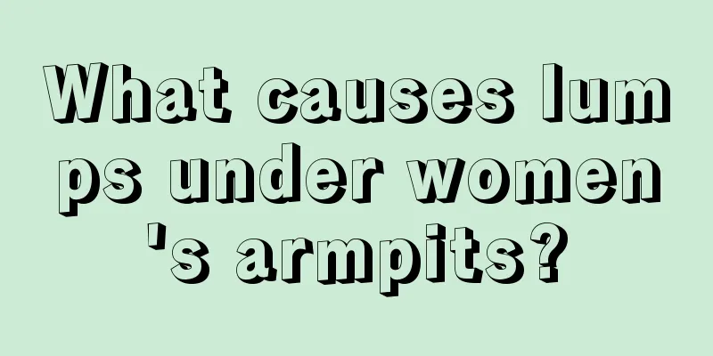 What causes lumps under women's armpits?