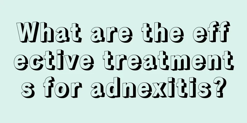 What are the effective treatments for adnexitis?