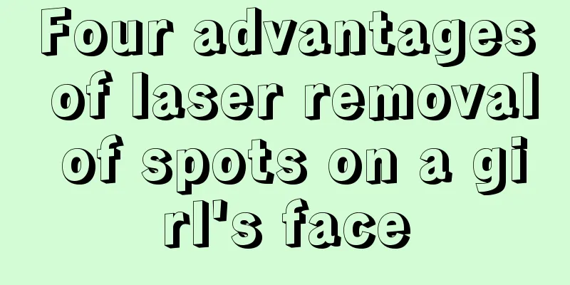 Four advantages of laser removal of spots on a girl's face