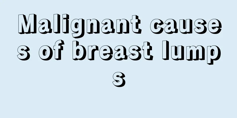 Malignant causes of breast lumps