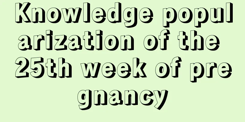 Knowledge popularization of the 25th week of pregnancy