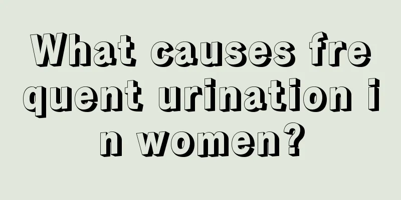 What causes frequent urination in women?