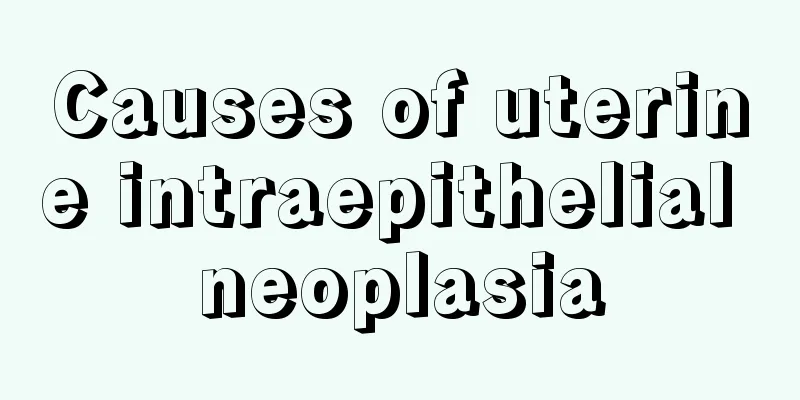 Causes of uterine intraepithelial neoplasia