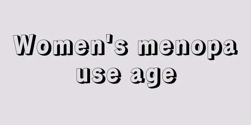 Women's menopause age