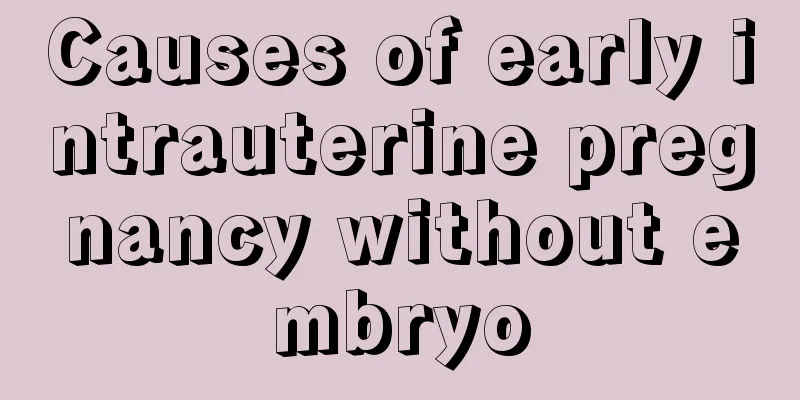 Causes of early intrauterine pregnancy without embryo