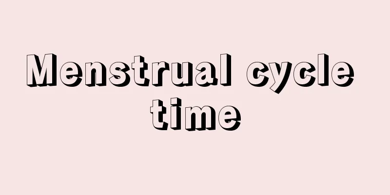 Menstrual cycle time