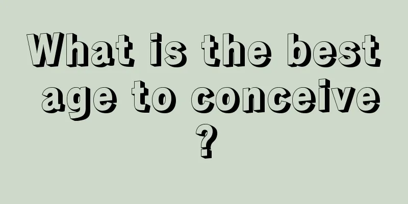 What is the best age to conceive?