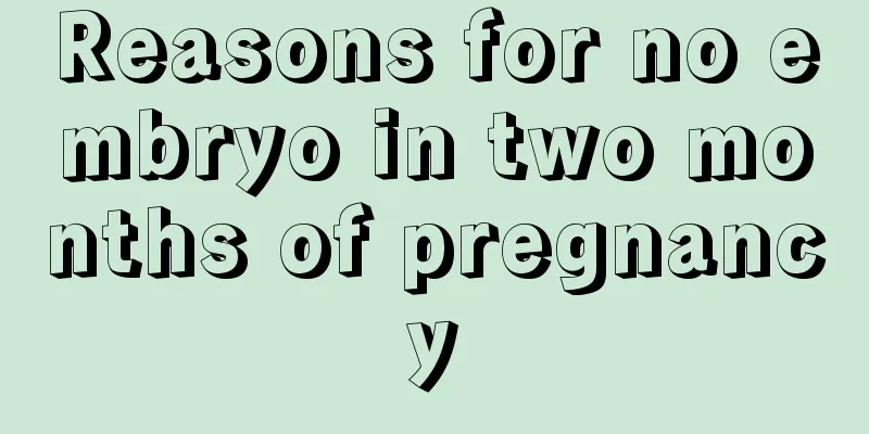 Reasons for no embryo in two months of pregnancy