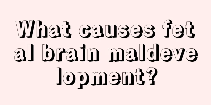 What causes fetal brain maldevelopment?