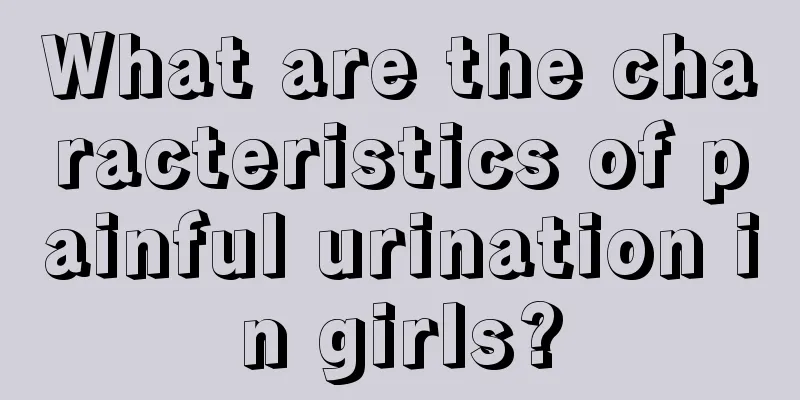 What are the characteristics of painful urination in girls?