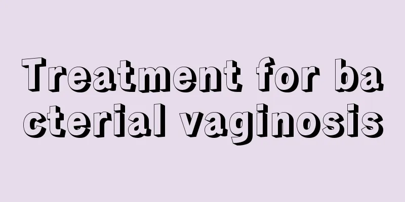 Treatment for bacterial vaginosis