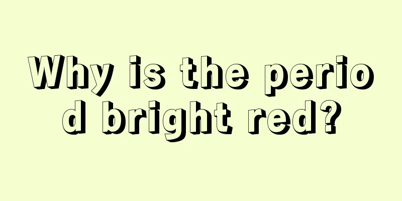 Why is the period bright red?