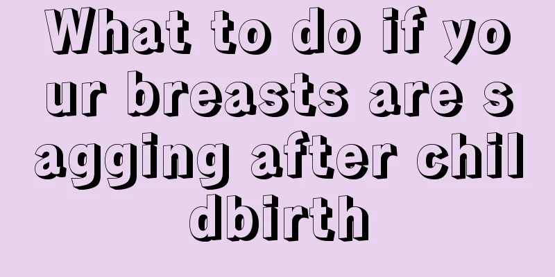 What to do if your breasts are sagging after childbirth