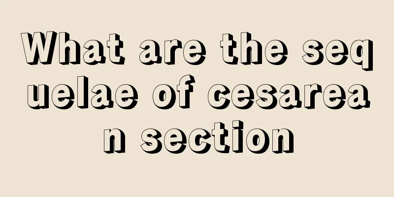 What are the sequelae of cesarean section