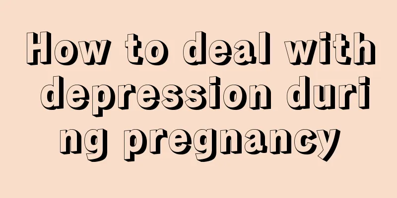 How to deal with depression during pregnancy