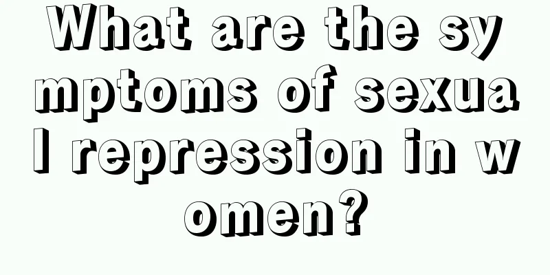 What are the symptoms of sexual repression in women?