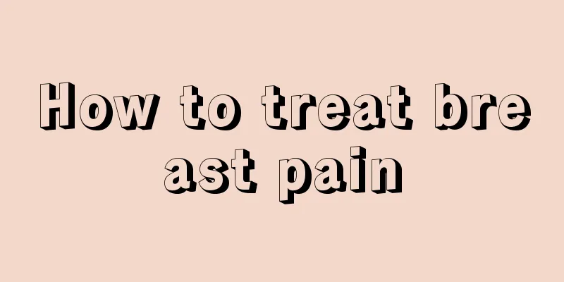 How to treat breast pain