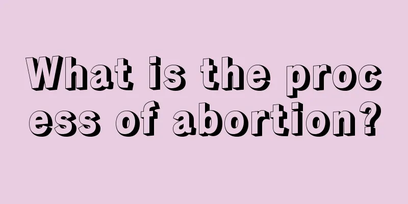 What is the process of abortion?