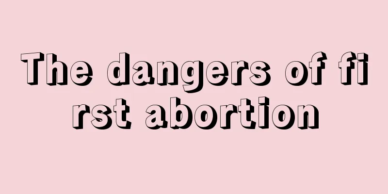 The dangers of first abortion