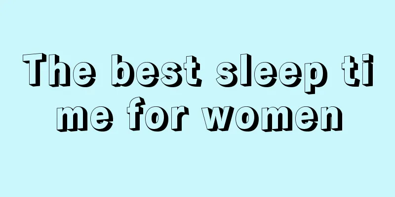 The best sleep time for women