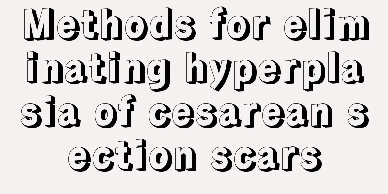 Methods for eliminating hyperplasia of cesarean section scars