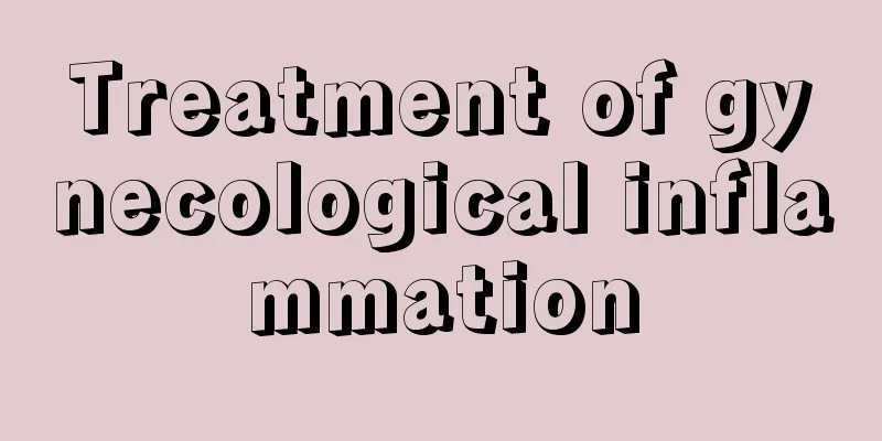 Treatment of gynecological inflammation