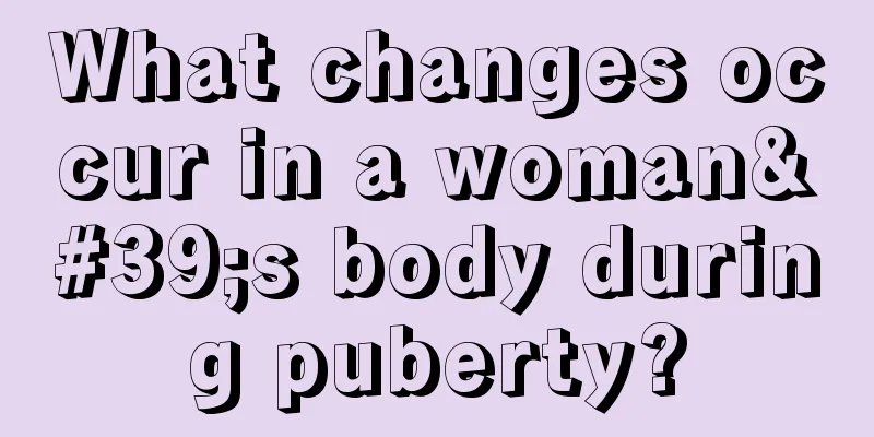 What changes occur in a woman's body during puberty?