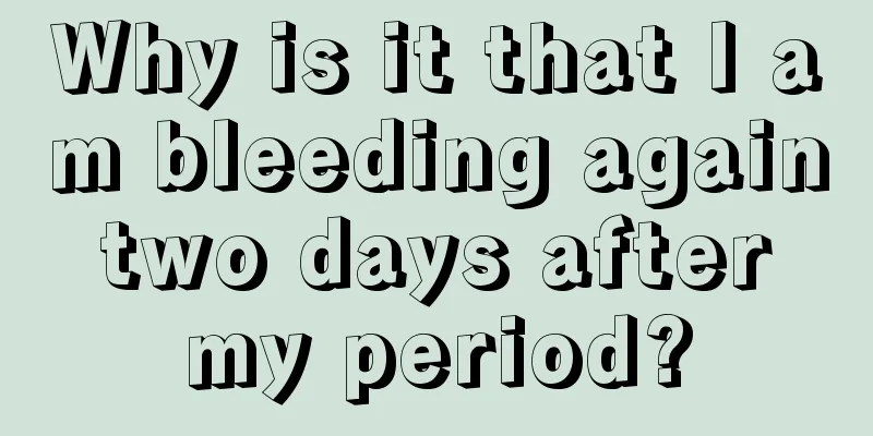 Why is it that I am bleeding again two days after my period?