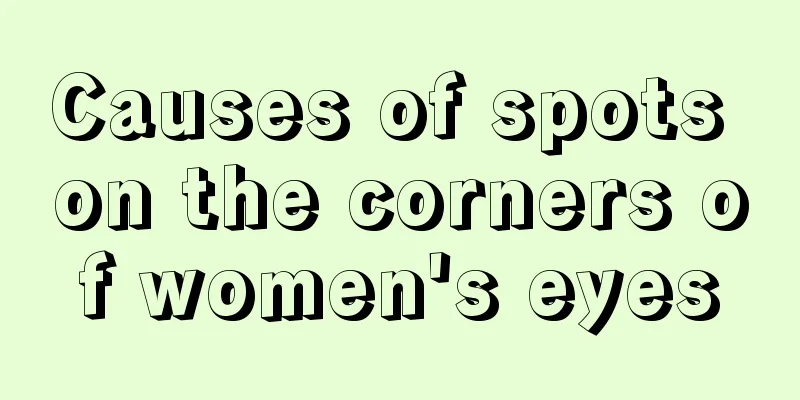 Causes of spots on the corners of women's eyes