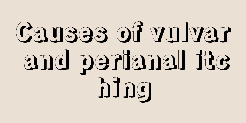 Causes of vulvar and perianal itching