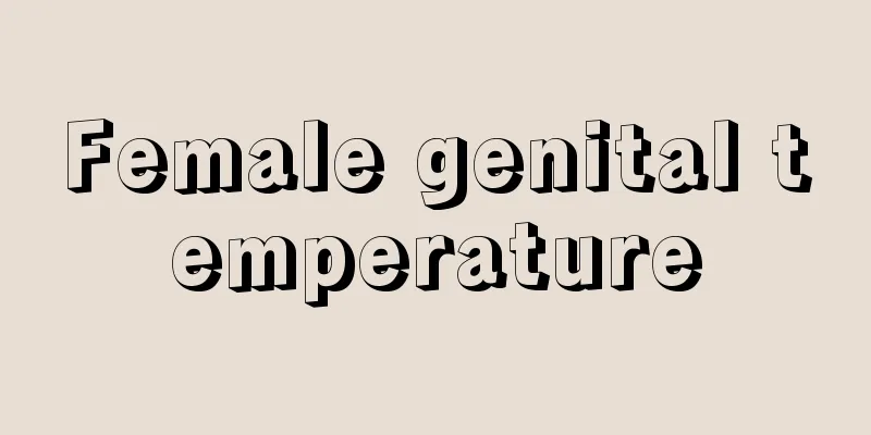 Female genital temperature