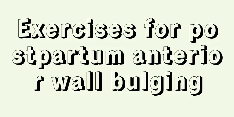 Exercises for postpartum anterior wall bulging